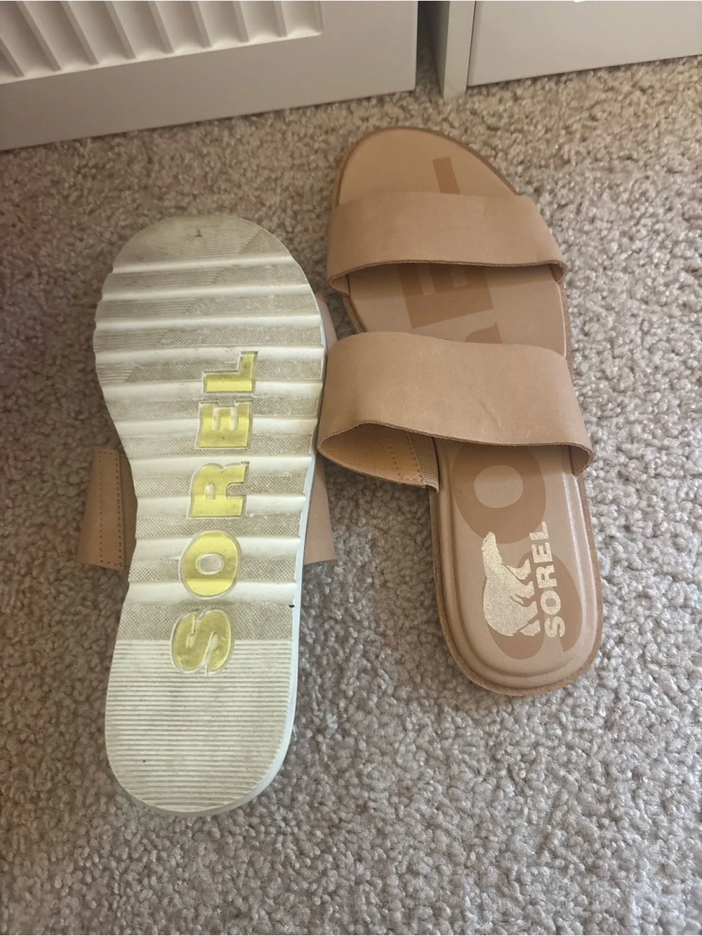 Sorel Ella ll slide nude women’s size 9
